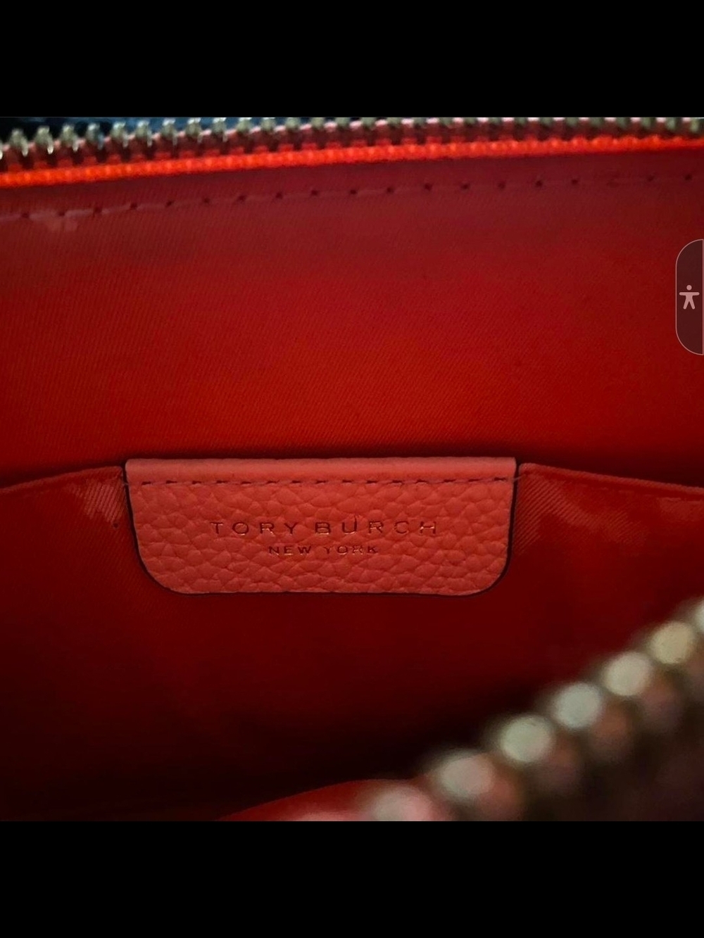 Tory Burch Pink Pebbled Camera Crossbody w/Contrast Strap FIRM$ - Picture 8 of 8